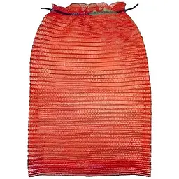 Мішок-сітка овочевий 25 кг червоний 42х63 см 100 шт. (61987641611)