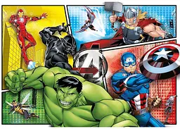 Пазл Clementoni SuperСolor: Месники в дії, Marvel (SuperСolor - Marvel The Avengers Puzzle - 104 pcs.), 104 ел. (27284) - мініатюра 2