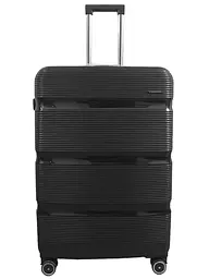 Валіза велика L Milano bag 0307 поліпропілен Чорний