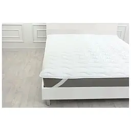 Наматрацник MirSon Eco Light №1712 EcoSilk Air-Soft звичайний на резинці по кутах White 180x200 см (2200002888349)