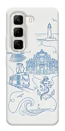 TPU чохол Demsky Southern pearl для Infinix Hot 50 4G