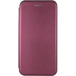 Шкіряний чохол-книжка Epik Classy для Tecno Pop 5 LTE Бордовий