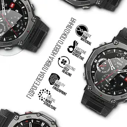 Плівка захисна Armorstandart Amazfit T-Rex 3 6 шт. (ARM81143) - мініатюра 2