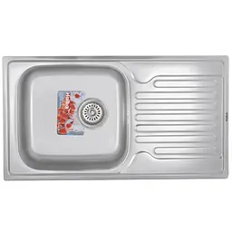 Кухонна мийка Haiba 78x50 satin HB0647, Нержавіюча сталь