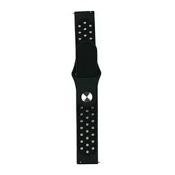 Ремінець Nike Sport 20 mm Watch Active/Galaxy S4 42 mm/Gear S2/Xiaomi Amazfit Чорний S - мініатюра 2