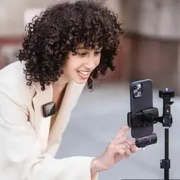 Микрофон петличка беспроводной HOCO S31 Stream Wireless Microphone + Receiver 3in1 (USB-C 3.5mm Lightning) - мініатюра 5
