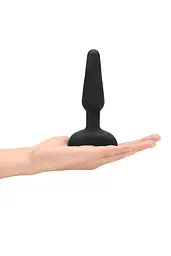Анальна пробка B-Vibe Trio Plug 13.5 см (чорний) - мініатюра 6