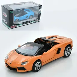 Машина металева інерційна з гумовими колесами AS-3034 АвтоСвіт, Lamborghini