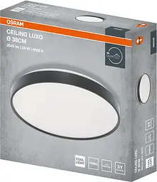 Osram Світильник накладний CEILING LUXO 24Вт 4000К чорний - мініатюра 5