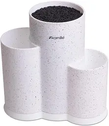 Колода для ножів Brash Stand потрійна пластикова Kamille Ø22х11 см Ø16х11 см kuh0007465