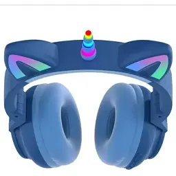 Навушники Unicorn Bluetooth Stereo STN-27 LED blue - мініатюра 3