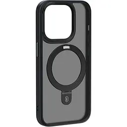 Чохол WiWU Protective Magnetic Alloy Stand Case для Apple iPhone 15 Pro Black [96967] - мініатюра 6