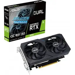 Відеокарта ASUS GeForce RTX3050 8Gb DUAL OC (DUAL-RTX3050-O8G-V2) - мініатюра 2