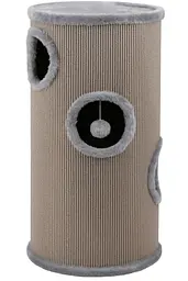 Кігтеточка для котів PolyPet будиночок-башта сіра 40x100 см КРД/01052-04
