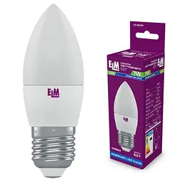 Лампа світлодіодна свічка ELM 7W E27 4000K (18-0049)