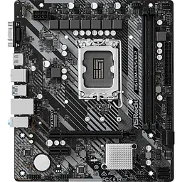 Материнська плата ASRock H610M-HVS/M.2 R2.0 (1700/H610, 2xDDR4, 1xPCIex16, HDMI/VGA, 4xSATAІІІ, M.2, GLan, 7.1ch, mATX)