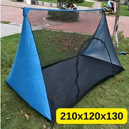 Москітна сітка-намет туристична 210×120×130 см з водонепроникним дном PU3000 мм, складна, захист від комах KT8004002