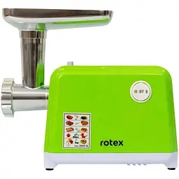 Електрична м'ясорубка Rotex RMG202-G Vega 3 решітки 1500 Вт Салатова - мініатюра 5