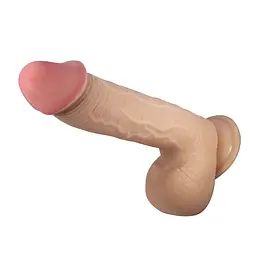 Фалоімітатор BAILE - Sliding Skin 9,2 Flesh Suction base TPR Baile BW-008040LP 100401 - мініатюра 6