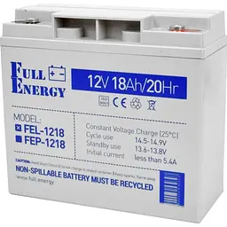Акумулятор Full Energy GEL 12V (12V/18Ah/216Wh) (FEL-1218) [151228]