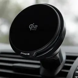 Автотримач із бездротовою зарядкою Proove Spark Qi2.2 25W Black (WHSQ25002001) [165615] - мініатюра 7