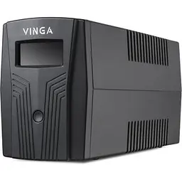 Пристрій безперебійного живлення Vinga LCD 600VA plastic case (VPC-600P) - мініатюра 4