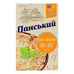 Крупа пшенична Кус-кус Хуторок Панський 400 г - мініатюра 5