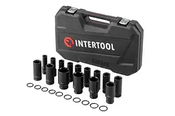 Набір головок ударних торцевих в кейсі Intertool Storm ET-8504 1/2" x 10-32мм подовжені (у наборі 15 шт.) - мініатюра 3