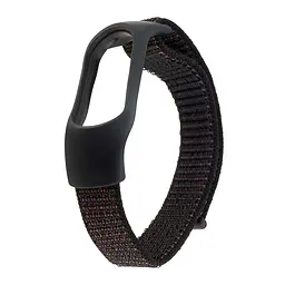 Ремінець Nylon Mi Band 3/4/5/6/7 Black Sand