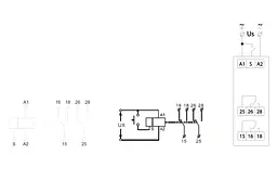 Реле часу на затримку вимкнення NTE9‑B2 AC/DC 12‑240V АСКО‑УКРЕМ (A0010240004) - мініатюра 6