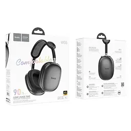 Навушники Hoco Bluetooth W55 Pleasing BT headphones білі чорні - мініатюра 2