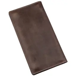 Чоловічий шкіряний гаманець SHVIGEL 19х9,5х1 см acs0016053 - мініатюра 2