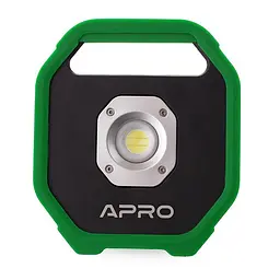 Прожектор світлодіодний Apro акумуляторний 10 Вт Li-ion 3,7V 4400 mAh 30412