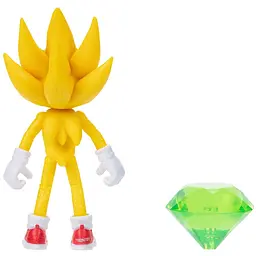 Ігрова фігурка Sonic the Hedgehog 2 W2 Соник зі смарагдом, зі артикуляцією, 10 см (41497i) - мініатюра 5