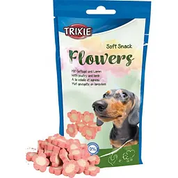 Ласощі Trixie Soft Snack Flowers для собак малих порід та цуценят з ягнятком та куркою 75 г
