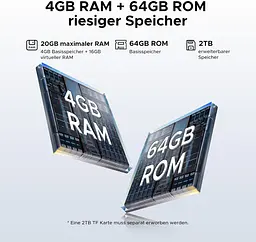 Планшет DOOGEE Tab A9+ 11" Android 16, 20 ГБ RAM, 64 ГБ пам'яті - мініатюра 5