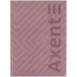 Книга записна Axent A4 Pattern, 96 аркушів, клітинка, рожева (8425-4-A)