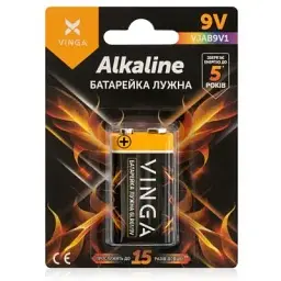 Батарейка Vinga 9V 6LR61 Alkaline (VJAB9V1)