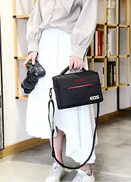 Сумка для фотоапарата Canon EOS 26x20x14 см Чорно-червоний (IBF030BR12) - мініатюра 10