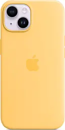 Чохол протиударний силіконовий Silicone Case MPT23ZE/A MagSafe (Original) для Apple iPhone 14 (6.1") Sunglow - мініатюра 6