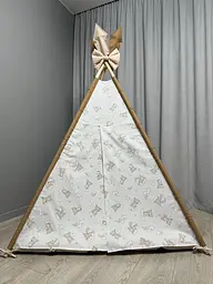Дитячий вігвам Ведмедик на веселці 9 з матрасиком БОНБОН Повний комплект 0312 - мініатюра 3