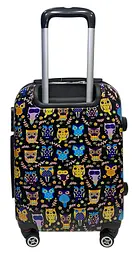 Валіза Worldline Airtex 809/black_hibou різнокольоровий розмір маленький S - мініатюра 3