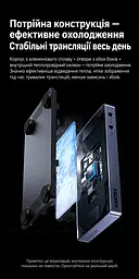 Двоканальна карта захоплення відео та аудіо UGREEN UG505 2 входи HDMI та вихід USB-C запис 4K 60 Гц / 2K 144 Гц / 1080p 240 Гц без наскрізного HDMI-виходу потрібне окреме живлення через USB-C 5 В мікрофонний та лінійний входи 3,5 мм картинка в картинці через програму трансляцій RGB24 без стиснення при 1080p 60 Гц сумісна з OBS без встановлення драйверів алюмінієвий корпус із вентиляцією USB 3.2 Gen 2 10 Гбіт/с сіра з чорним оздобленням (95779) - мініатюра 10