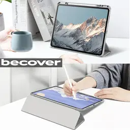 Чохол до планшета BeCover Soft Edge TPU Apple iPad Pro 13" M4 2024 Gray (711718) - мініатюра 4