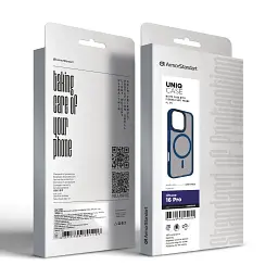 Чохол ArmorStandart Uniq MagSafe для Apple iPhone 16 Pro Dark Blue - мініатюра 6