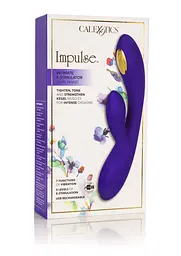 Вібратор-кролик CalExotics Impulse Estim Dual Wand 21.5 см фіолетовий - мініатюра 7