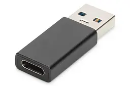 Адаптер Assmann USB A - USB-C AK-300524-000-S Black - мініатюра 5