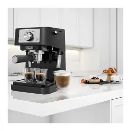 Ріжкова кавоварка еспресо DeLonghi EC260BK - мініатюра 2