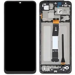 Дисплей Xiaomi Redmi 12C / Redmi 11A / Poco C55 чорний, оригінал PRC, з рамкою