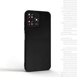 Чехол-накладка для смартфона ZTE Blade V50 Design 4G/A73 4G, противоударный, силиконовый, термополиуретановый (ТПУ), с защитой камеры и корпуса, черный, защита всего корпуса, ArmorStandart (ARM70701) - мініатюра 2
